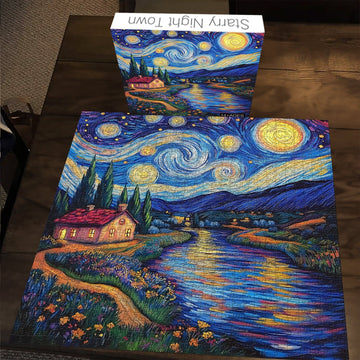 Night Town Jigsaw Puzzle 1000 pezzi